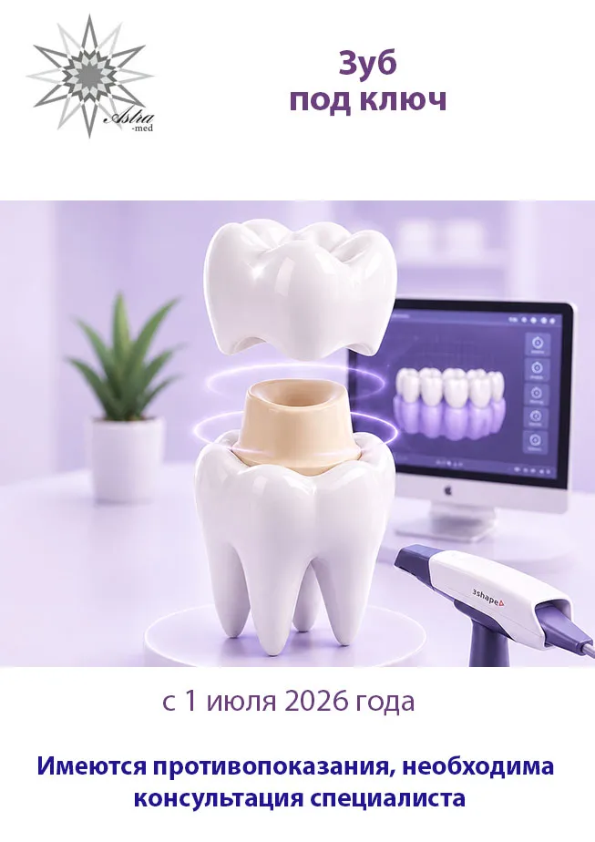 Зуб под ключ