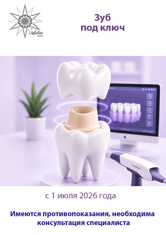 Зуб под ключ